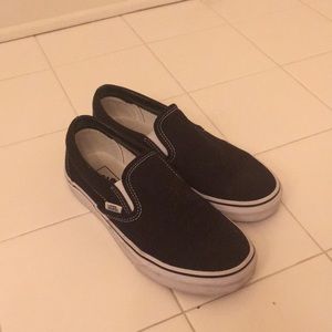 Black Slip-On Vans